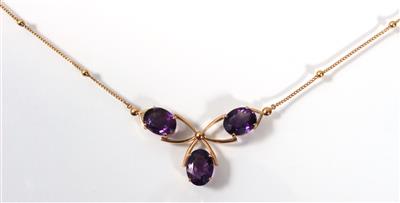 Amethystcollier - Umění, starožitnosti, šperky