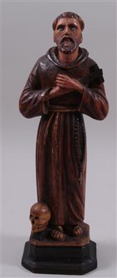 Holzfigur "Franz von Assisi" - Kunst, Antiquitäten und Schmuck