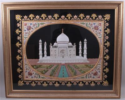 Textilbild "Taj Mahal" - Umění, starožitnosti, šperky