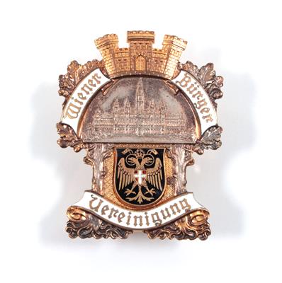 Abzeichen "Wiener Bügervereinigung" - Antiques, art and jewellery