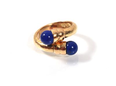 Lapis-Lazulidamenring - Art, antiques and jewellery