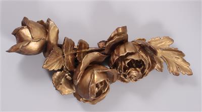 Holzschnitzerei "Rosen" - Art, antiques and jewellery