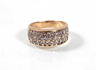 Brillantdamenring zus. ca. 1,50 ct - Art, antiques and jewellery