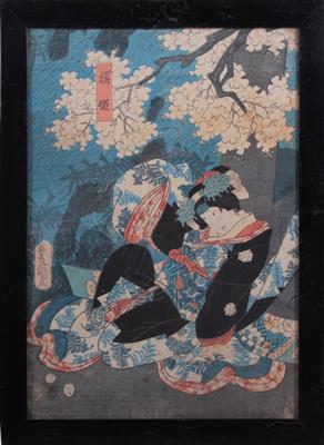 Japanischer Farbholzschnitt - Umění, starožitnosti a šperky