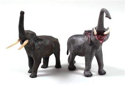 2 Bronzefiguren "Elefanten" - Umění, starožitnosti a šperky