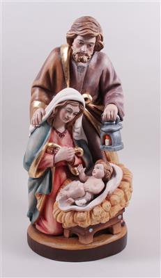 Holzfigurengruppe "Heilige Familie" - Kunst, Antiquitäten und Schmuck