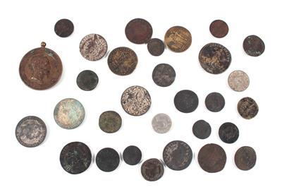 Konvolut Metall- und Silbermünzen - Art, antiques and jewellery