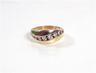 Brillantdamenring zus. ca. 0,45 ct - Art, antiques and jewellery