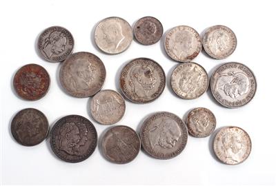 Konvolut Silbermünzen - Umění, starožitnosti a šperky