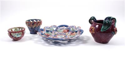 4 PIOWITT Keramikobjekte - Kunst, Antiquitäten und Schmuck