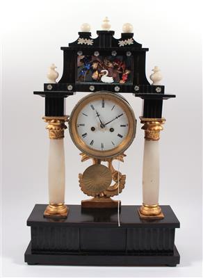 Biedermeier Kommodenuhr - Art, antiques and jewellery