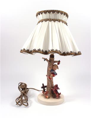 Hummel- Tischlampe "Der Apfel-dieb" - Umění, starožitnosti a šperky