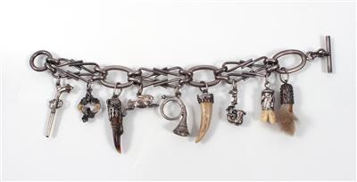 Jagdliche Armkette - Art, antiques and jewellery