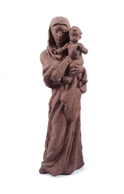 Keramikfigur "Madonna mit Kind" - Kunst, Antiquitäten und Schmuck
