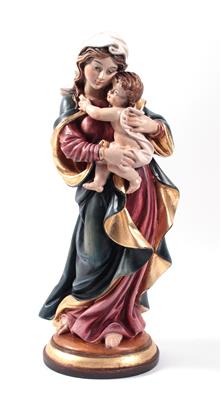 Holzfigur "Madonna mit Kind" - Kunst, Antiquitäten und Schmuck