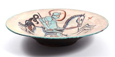 Keramikteller "Sankt Georg" - Arte, antiquariato e gioielli
