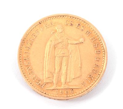 Goldmünze, 10 Korona, Ungarn 1904 - Arte, antiquariato e gioielli