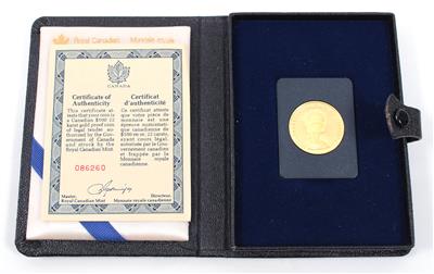 Goldmünze, 100 Dollar, Kanada 1978 - Umění, starožitnosti a šperky