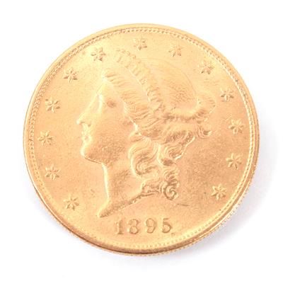 Goldmünze, 20 Dollar, USA 1895(S) - Arte, antiquariato e gioielli