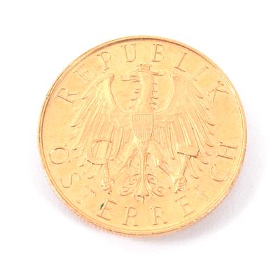 Goldmünze, 25,- Schilling, Österreich 1926 - Kunst, Antiquitäten und Schmuck