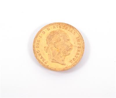 Goldmünze einfach Dukaten Jahrgang 1881 - Kunst, Antiquitäten und Schmuck
