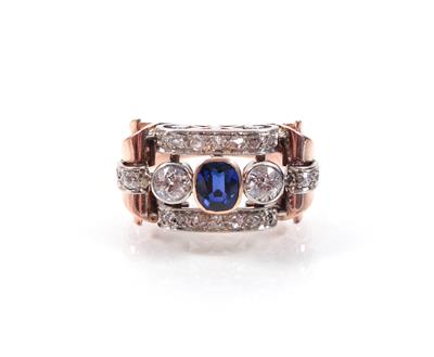 Diamantdamenring - Art, antiques and jewellery