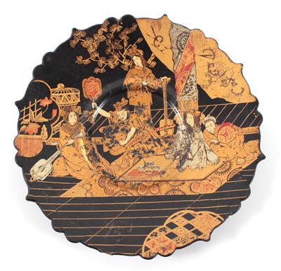 Japanischer Lackteller - Umění, starožitnosti, šperky