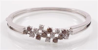 Brillantarmreif zus. ca. 2,30 ct - Antiques, art and jewellery