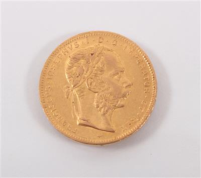 Goldmünze 8 Gulden-1875 - Kunst, Antiquitäten und Schmuck