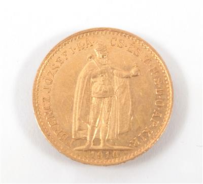 Goldmünze 10 Korona, Ungarn 1911 - Arte, antiquariato e gioielli