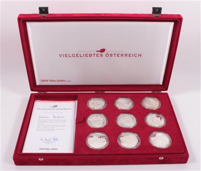 Medaillenserie "Vielgeliebtes Österreich" - Umění, starožitnosti, šperky
