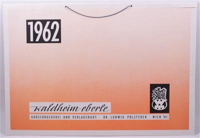 Kalender 1962, WaldheimEberle - Antiques, art and jewellery