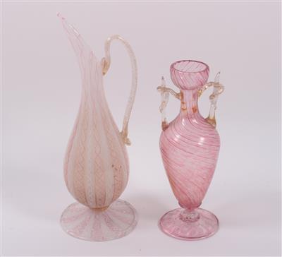 2 Vasen, Murano - Kunst, Antiquitäten und Schmuck