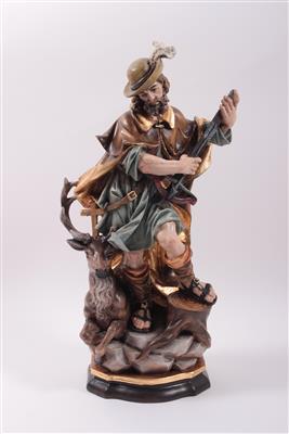 Holzfigur "Hl. Hubertus" - Arte, antiquariato e gioielli