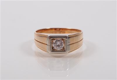 Brillantring ca. 0,30 ct - Antiques, art and jewellery