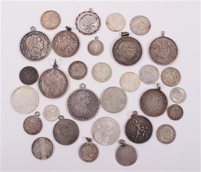Konvolut Silbermünzen und Medaillen - Antiques, art and jewellery