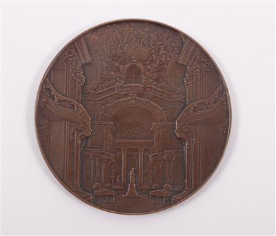 Medaille "200 Jahre Österr. Nationalbibliothek" - Arte, antiquariato e gioielli