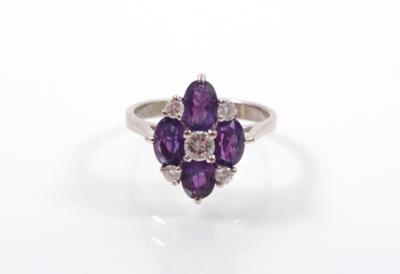 Amethystdamenring - Antiques, art and jewellery