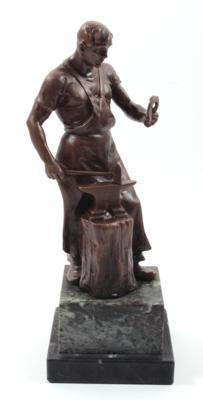 Bronzefigur "Hufschmied" - Umění, starožitnosti, šperky