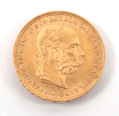 Goldmünze 20 Krone 1892 - Umění, starožitnosti, šperky