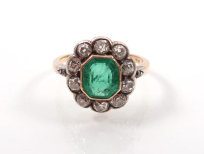 Smaragddamenring ca. 1,50 ct - Arte, antiquariato e gioielli