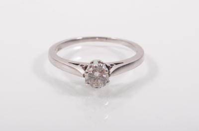 Brillantsolitärdamenring 0,35 ct - Umění, starožitnosti, šperky