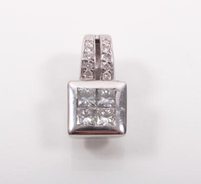 Diamant-Brillantanhänger - Antiques, art and jewellery