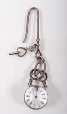 Kugeluhr an Chatelaine - Kunst, Antiquitäten und Schmuck