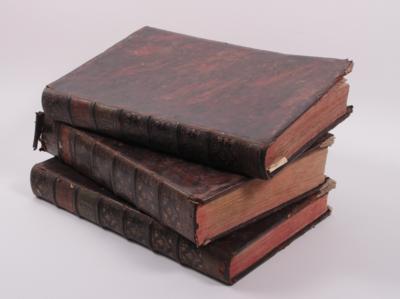 "Biblia Sacra", 3 Bände - Arte, antiquariato e gioielli