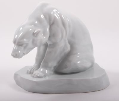 HEREND Porzellanfigur "Eisbär" - Kunst, Antiquitäten und Schmuck