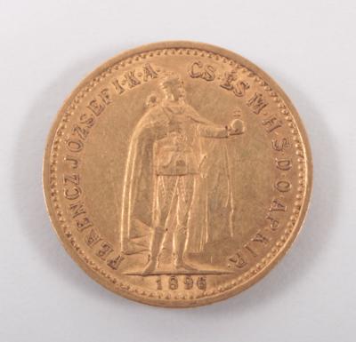 Goldmünze 10 Korona, Ungarn 1896 - Arte, antiquariato e gioielli