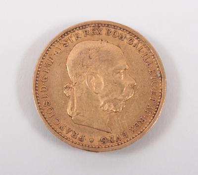 Goldmünze 20 Kronen, Österreich 1894 - Umění, starožitnosti, šperky