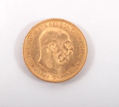 Goldmünze 10 Kronen, Österreich 1911 - Antiques, art and jewellery