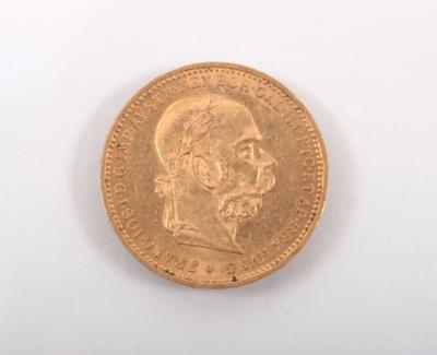 Goldmünze 20 Kronen, Österreich 1892 - Kunst, Antiquitäten und Schmuck